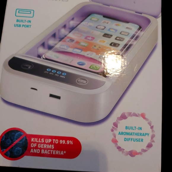 UV-C smartphone & accessories sanitizer kills germs - Picture 2 of 5